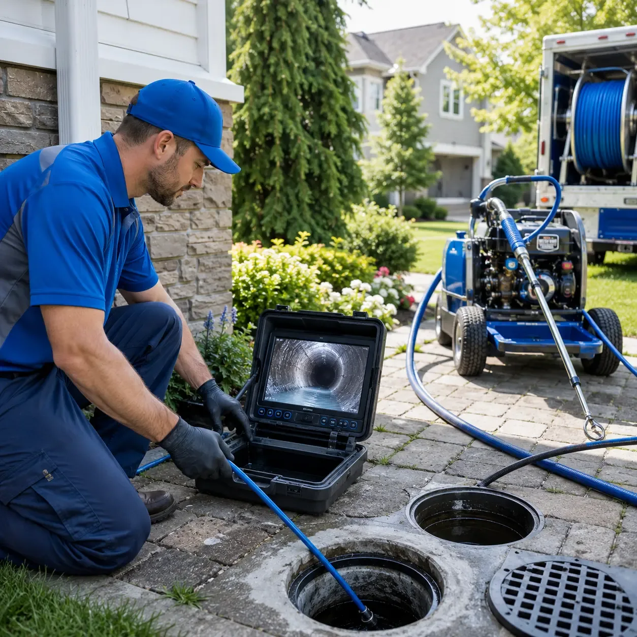 Outdoor drain cleaning professionals serving East Northport, NY